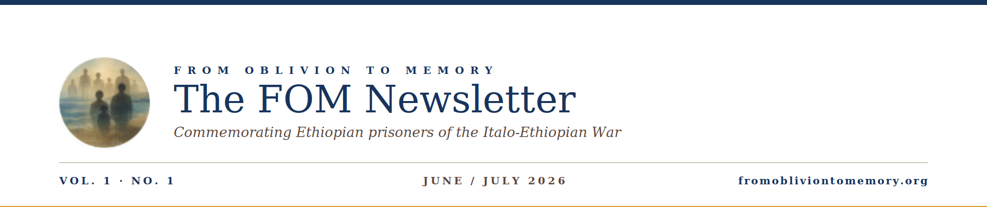 The FOM Newsletter masthead